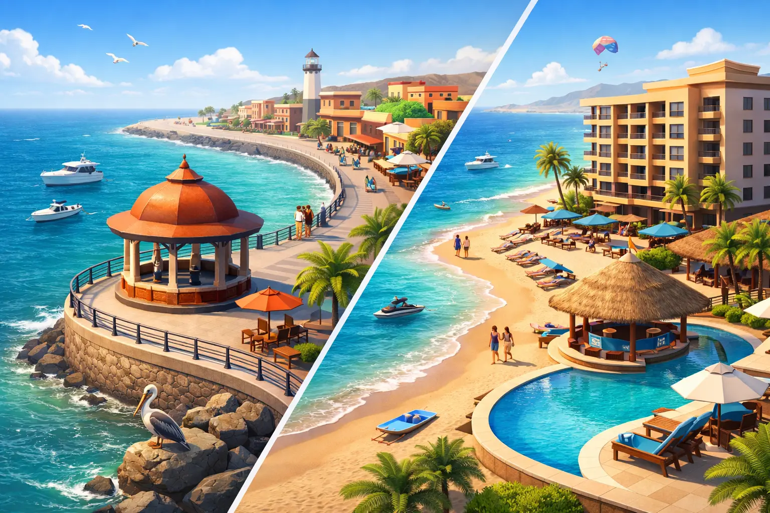 Malecon or Sandy Beach Stay in Rocky Point?