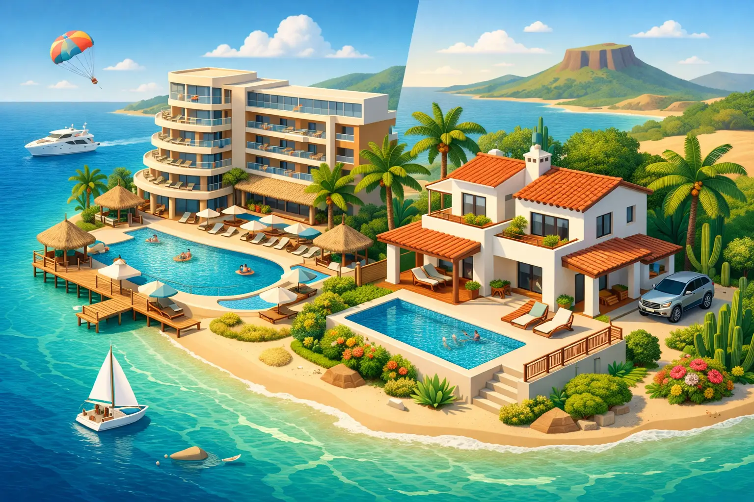 Resort or Vacation Rental Mexico for Your Trip